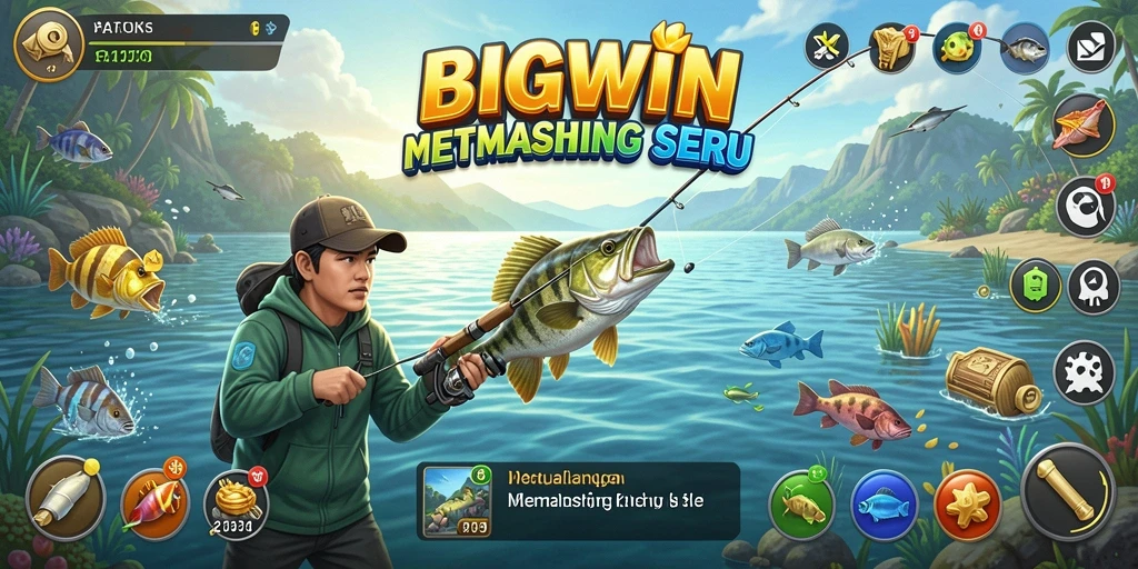 Tampilan gameplay memancing yang seru dan menantang di BIGWIN.