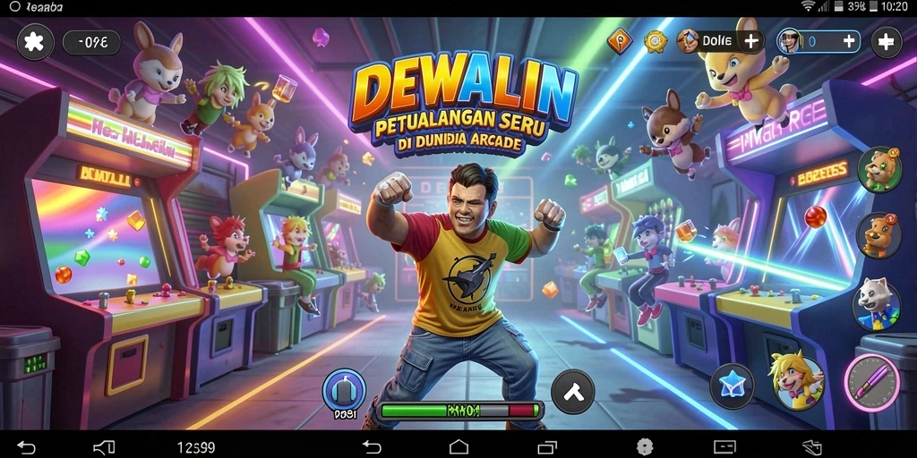 Gameplay seru dengan tantangan menarik di DEWALIN.