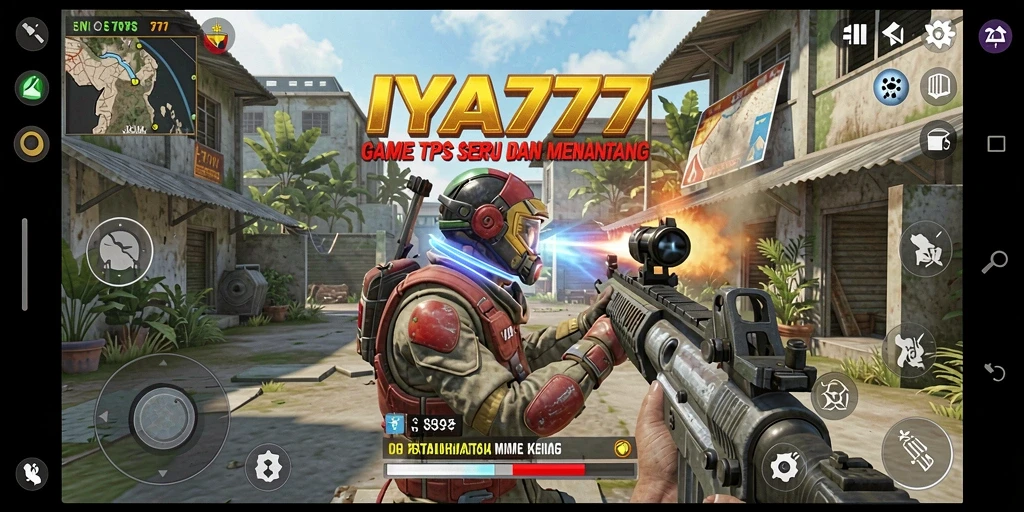Screenshot gameplay IYA777 menampilkan aksi tembak-menembak yang mendebarkan.