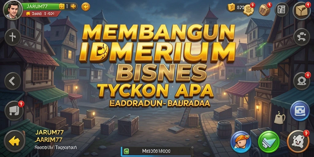 Tampilan gameplay Tycoon di JARUM77 yang menarik dan interaktif.