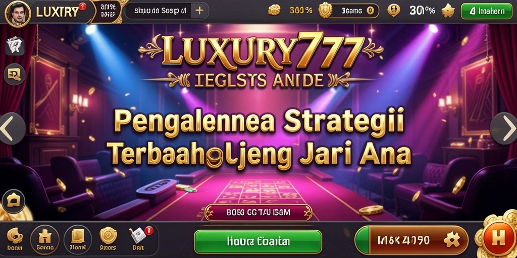 Tampilan gameplay seru LUXURY777 dalam pertempuran strategi.