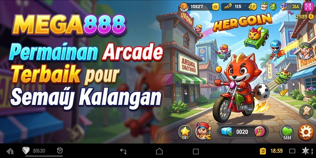 Tangkapan layar gameplay MEGA888 yang menunjukkan aksinya yang seru dan penuh tantangan.