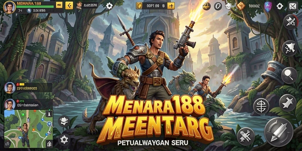 Gameplay seru MENARA188 dengan rintangan dan tantangan menarik.
