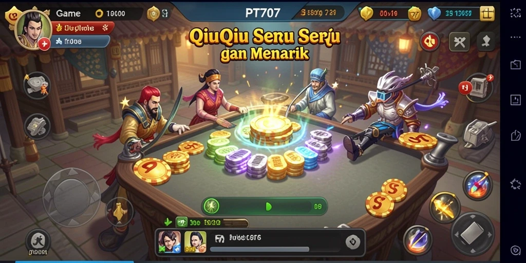 Tampilan menarik dari gameplay PT707 yang seru.