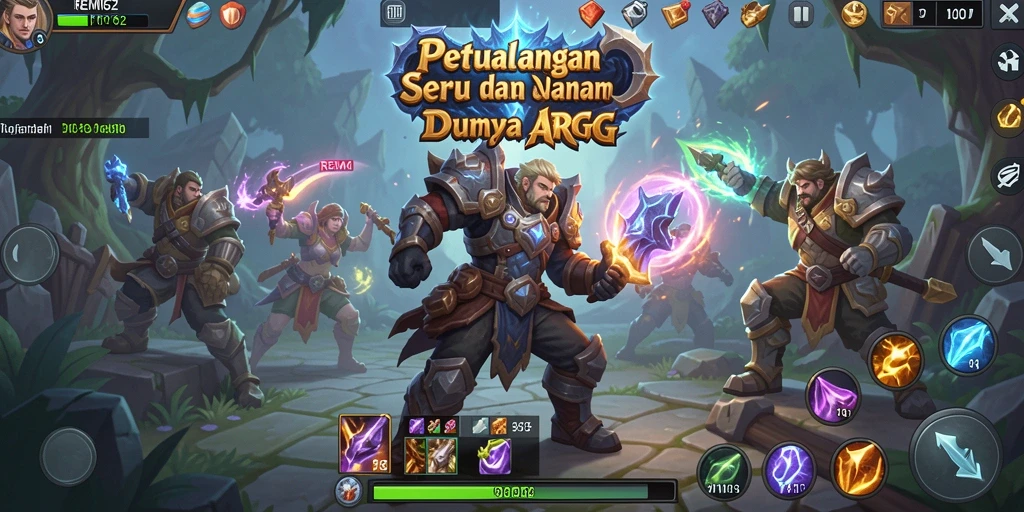 Tampilan gameplay seru dalam dunia ARPG yang memikat.