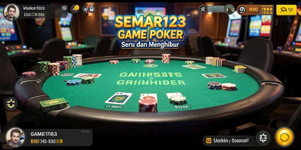 Tampilan screenshot SEMAR123 yang menunjukkan pemain bersaing dalam permainan poker.